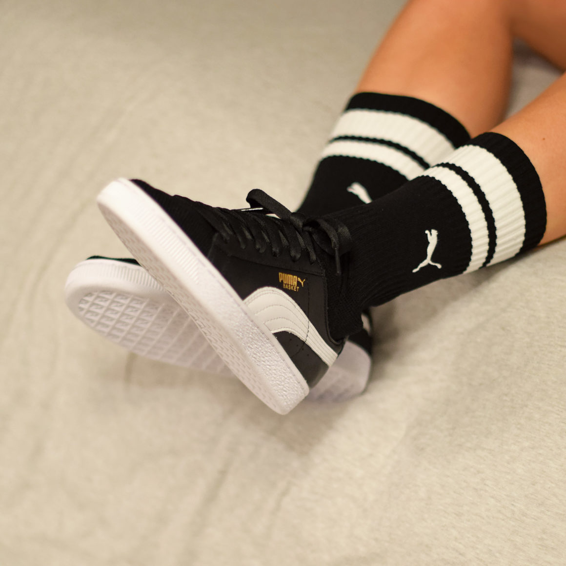 baskets chaussettes puma