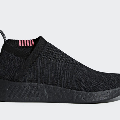 nmd cs2 triple black shock pink