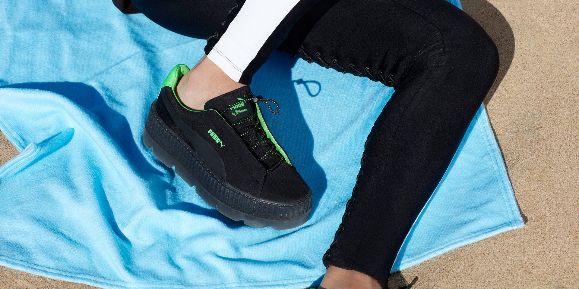 puma rihanna verte