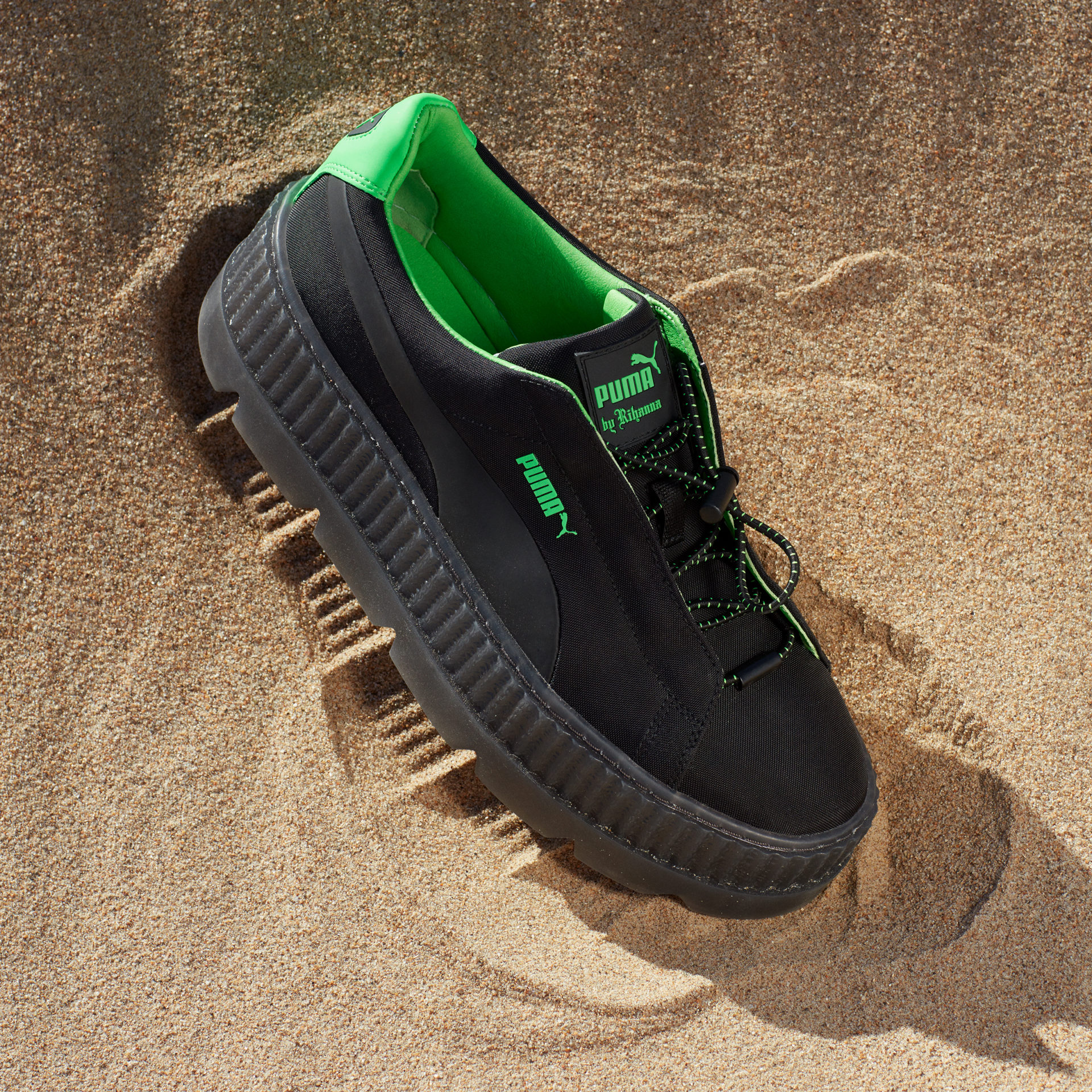 puma creepers vert kaki