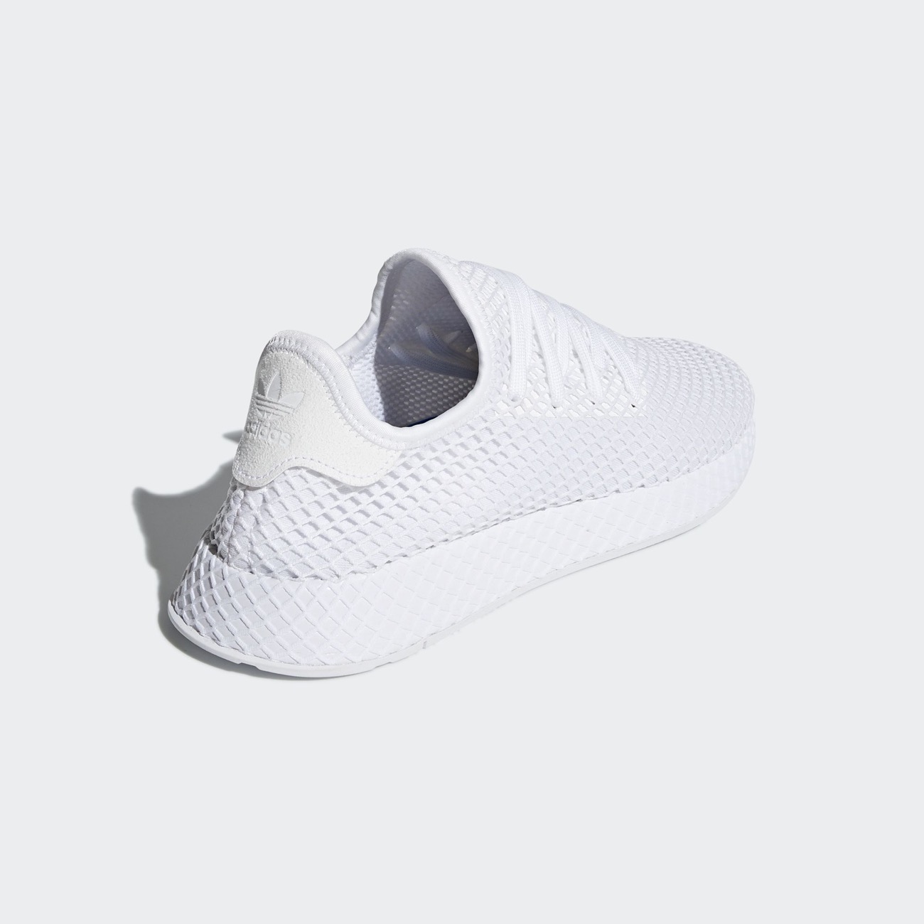 adidas deerupt runner triple white