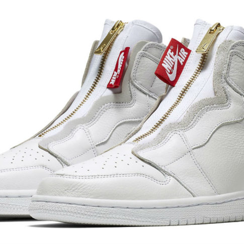 jordan 1 retro high zip white university red