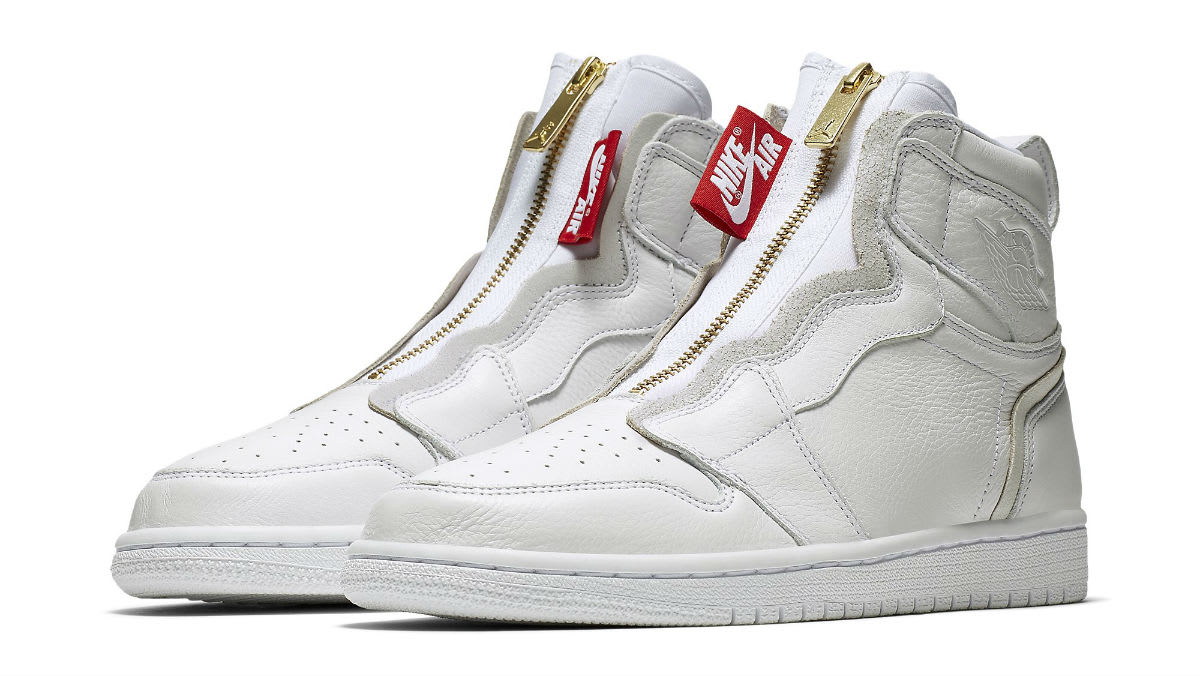 jordan 1 retro high zip white university red