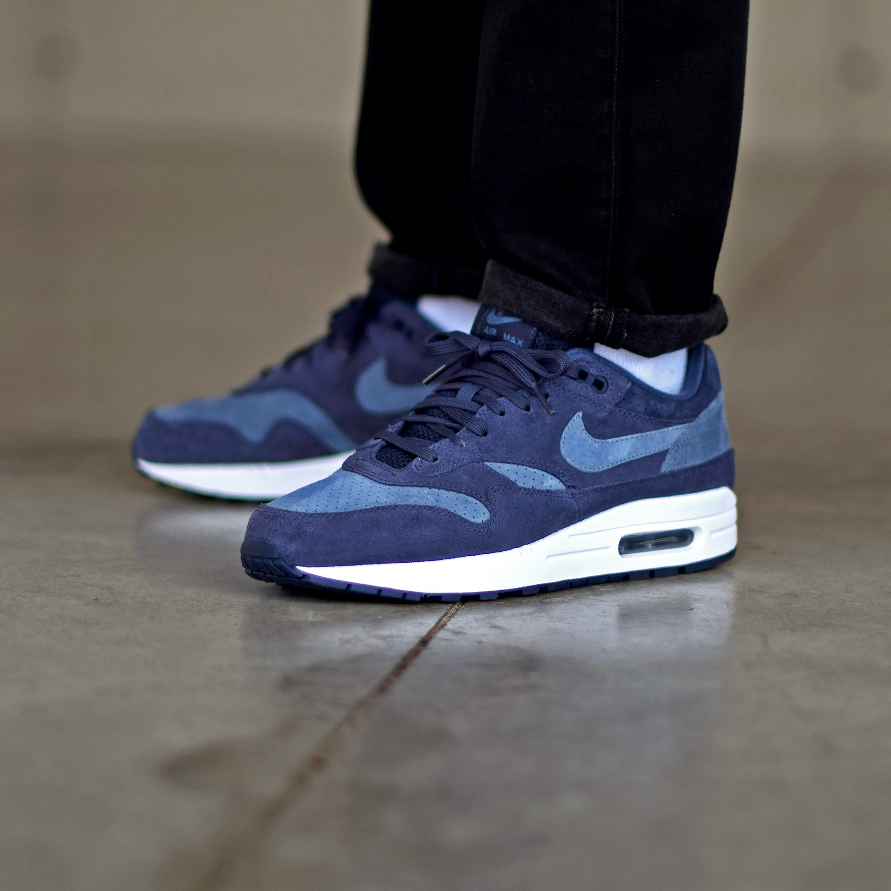 Nike air blue suede outlet