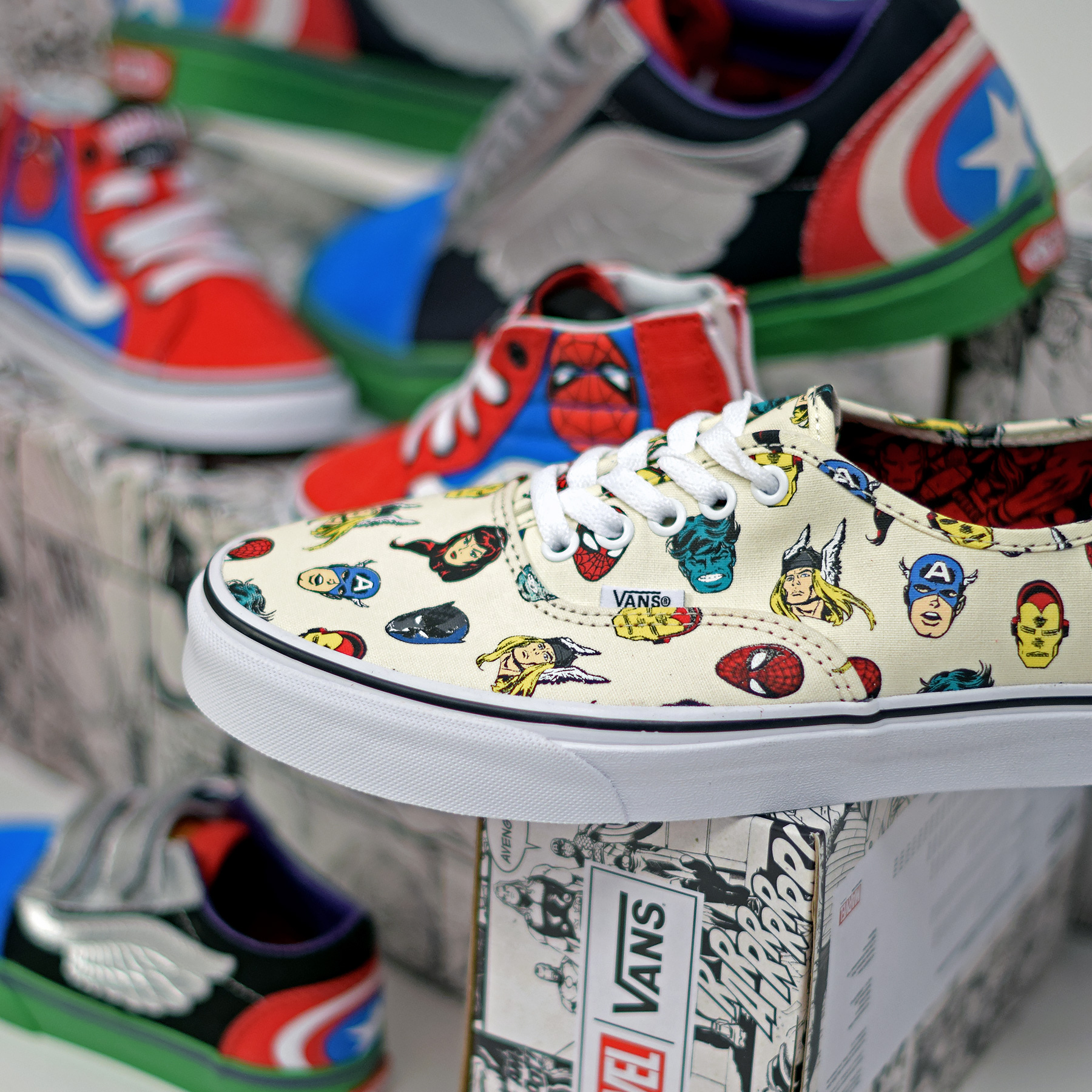 vans collection marvel