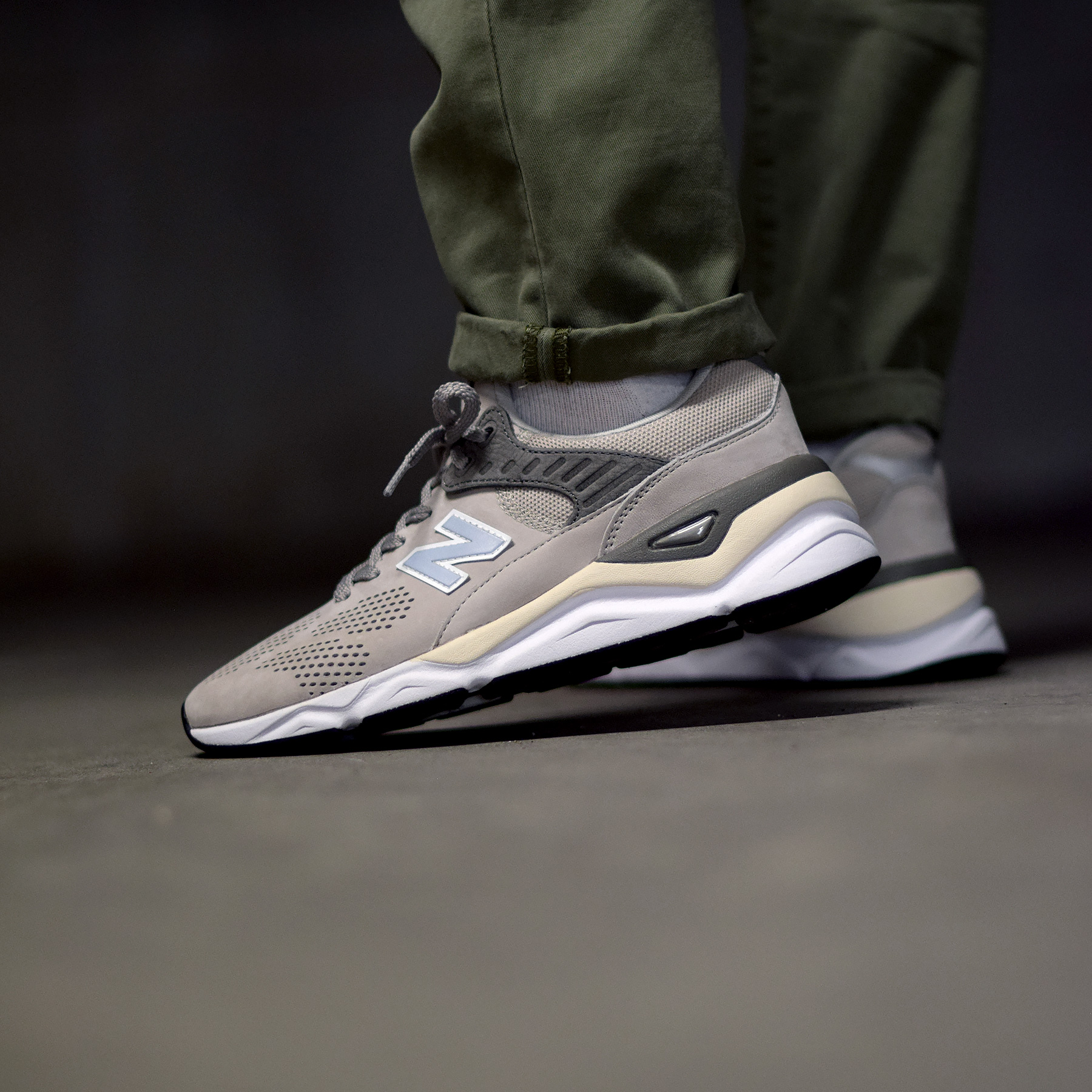 new balance x90 gris