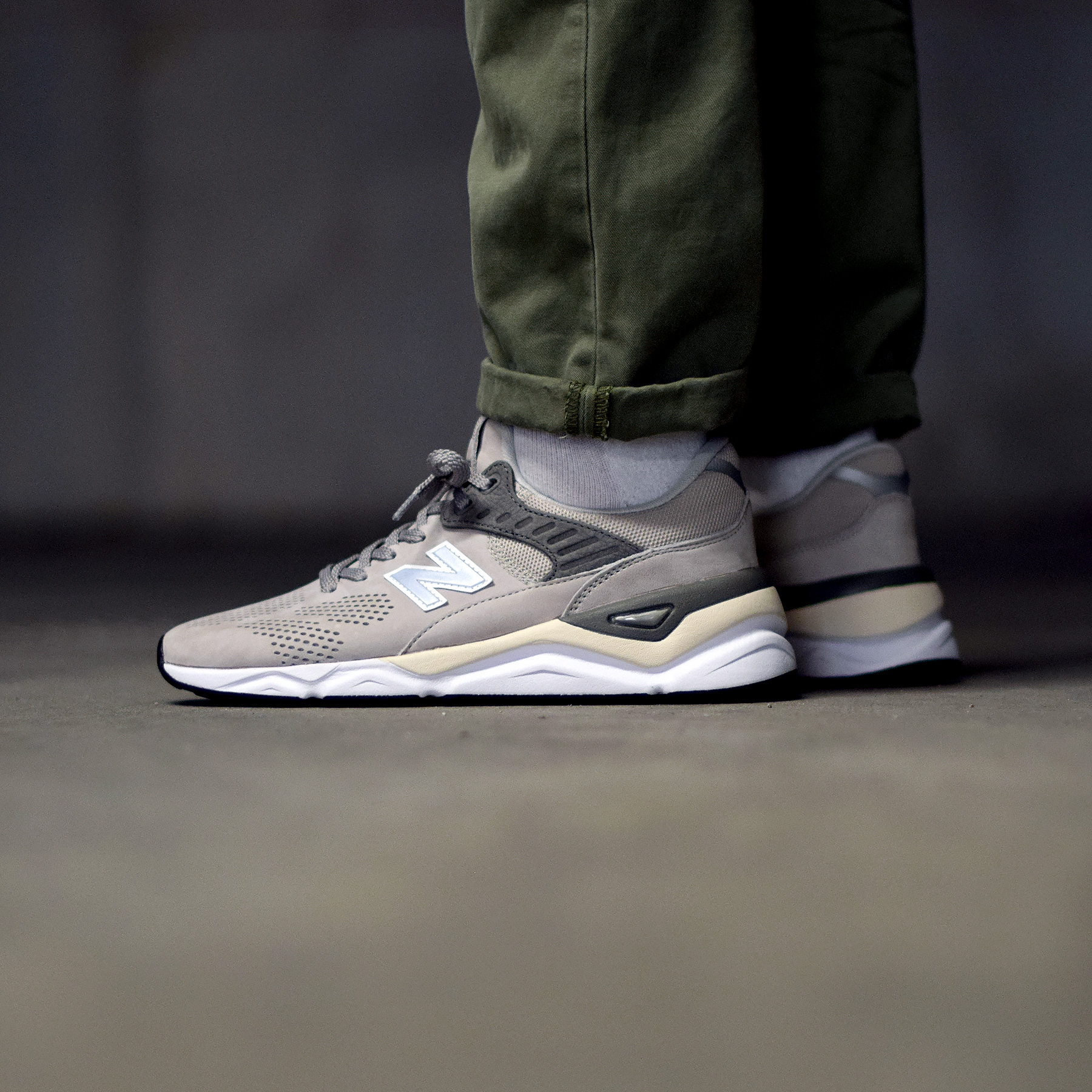 new balance x90 gris