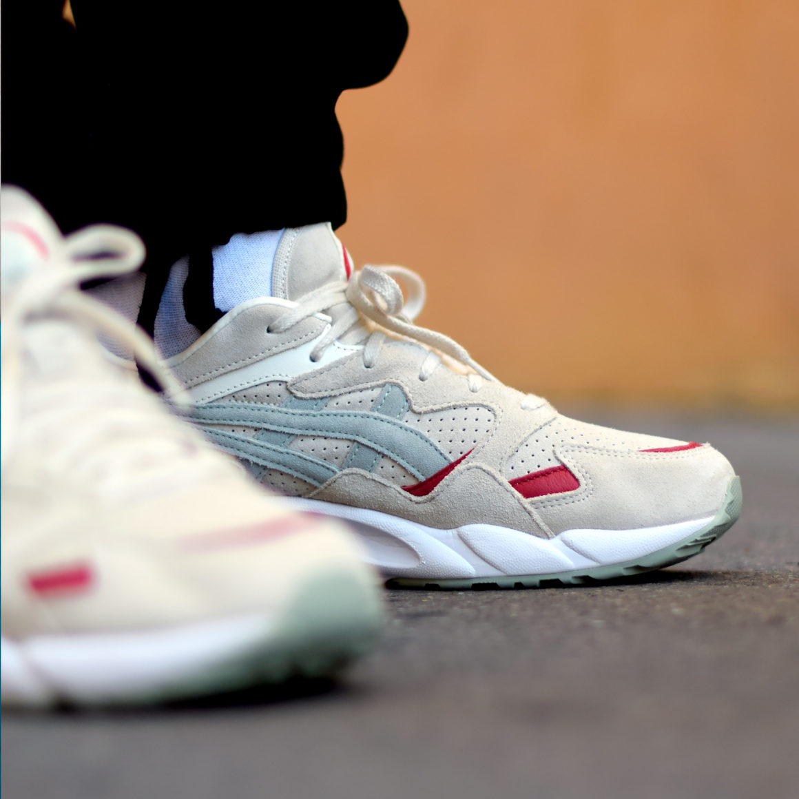 asics gel diablo birch seagrass