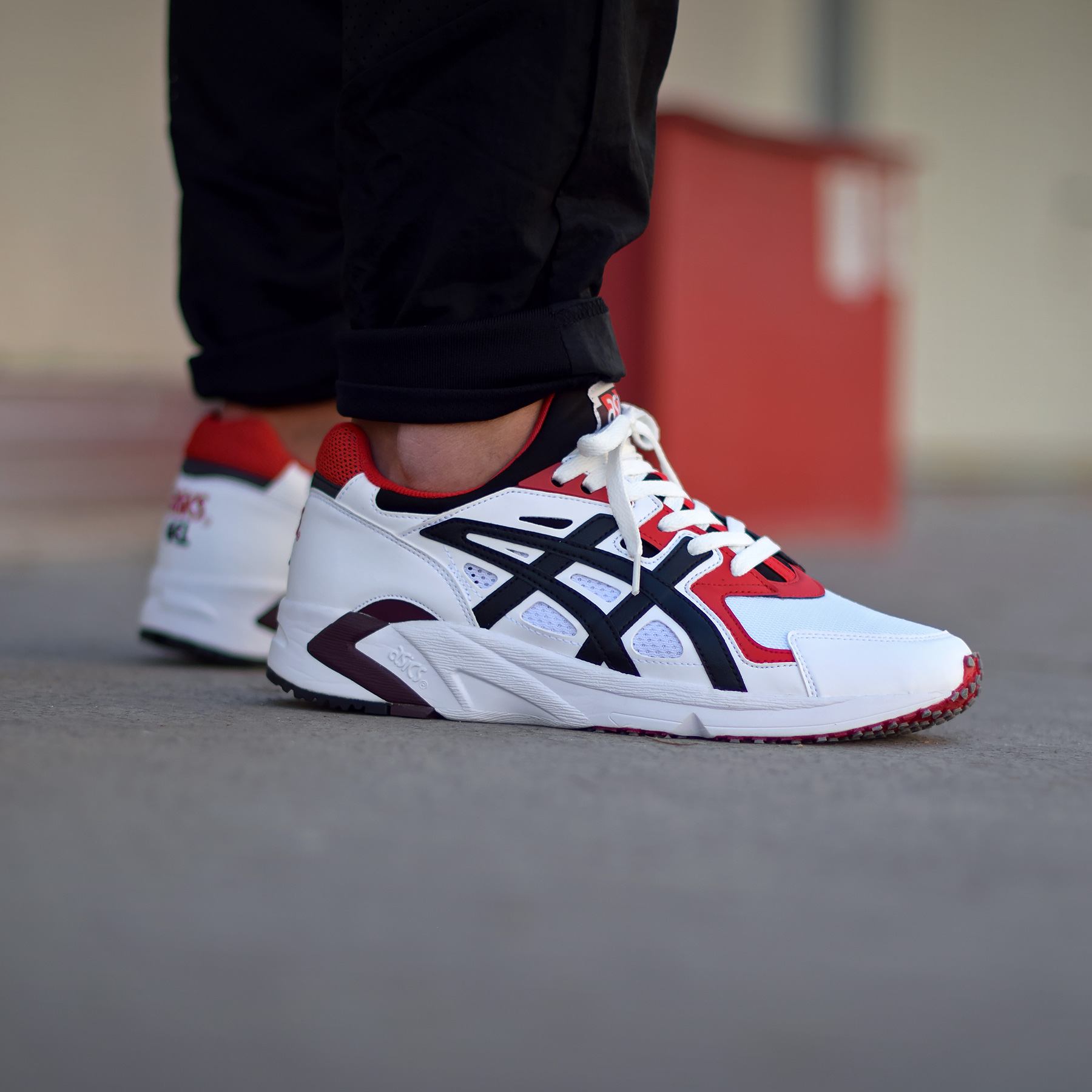 Asics gel ds trainer og white black shop