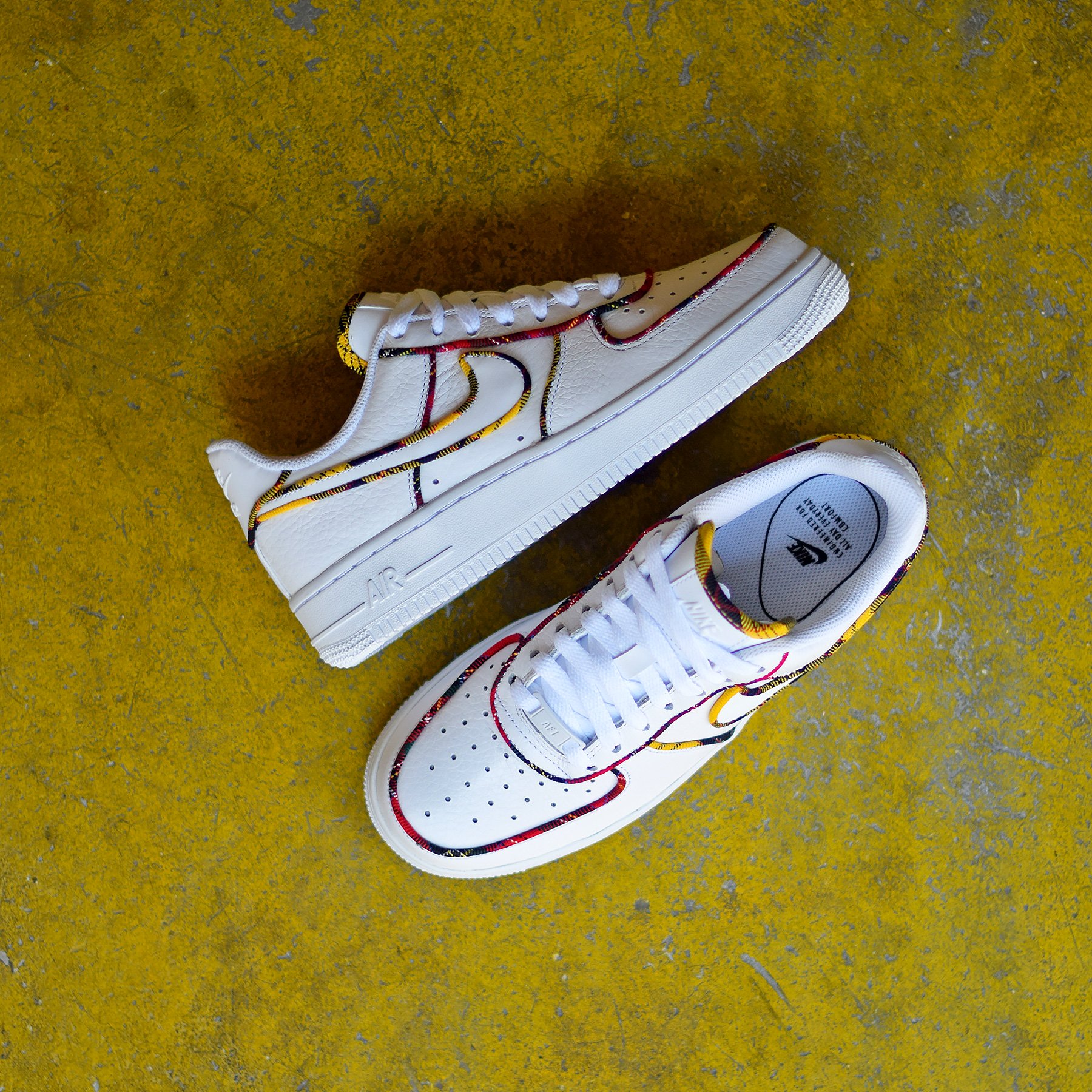 air force 1 tartan