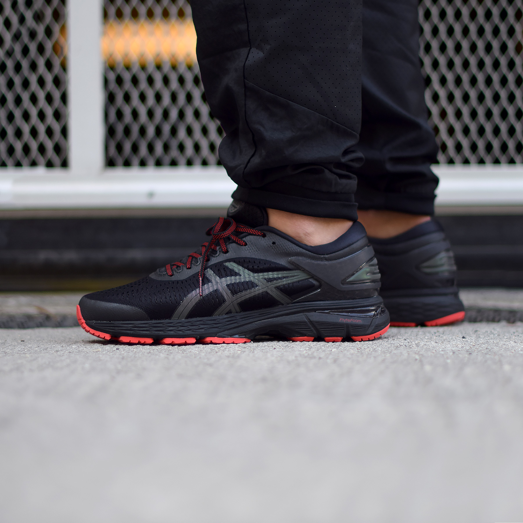 asics gel kayano 25 all black