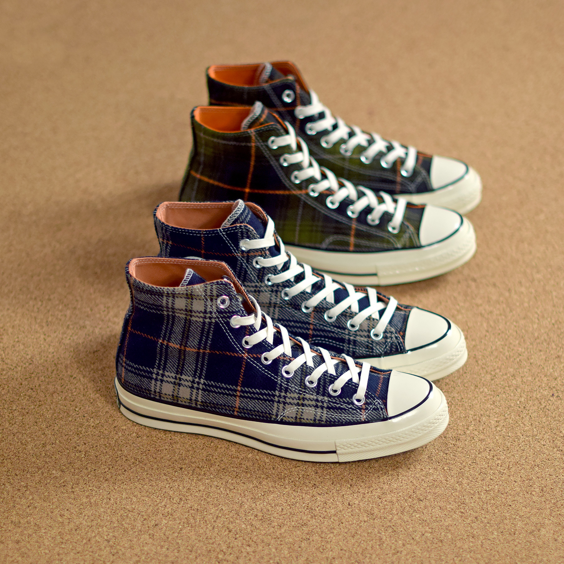 converse 70 plaid