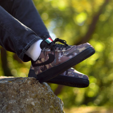 Nike - air force 1 - baskets effet peau de serpent - noir hot sale