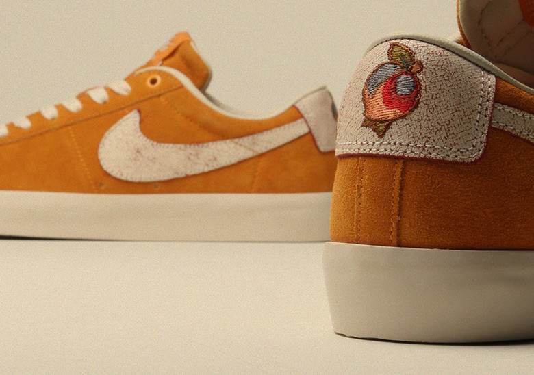 nike sb blazer low gt bruised peach