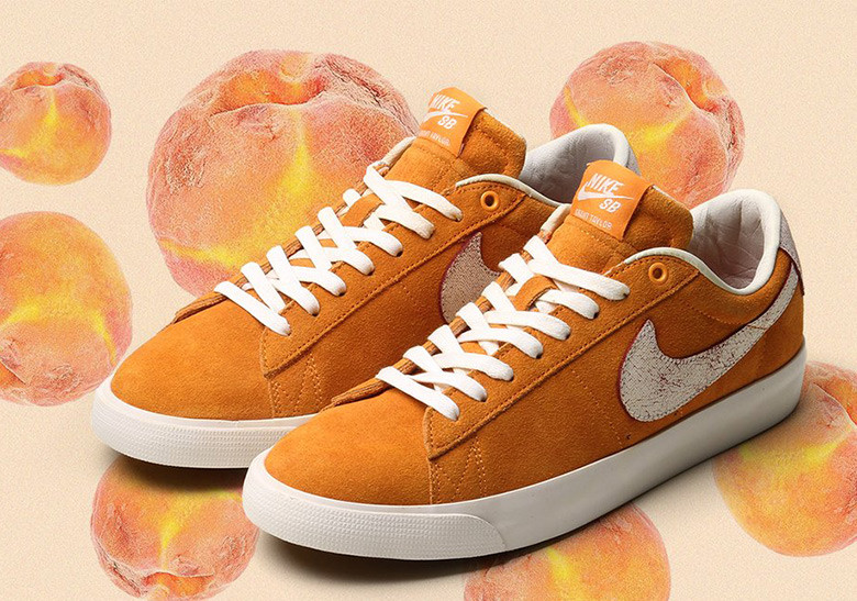 nike sb blazer low gt bruised peach