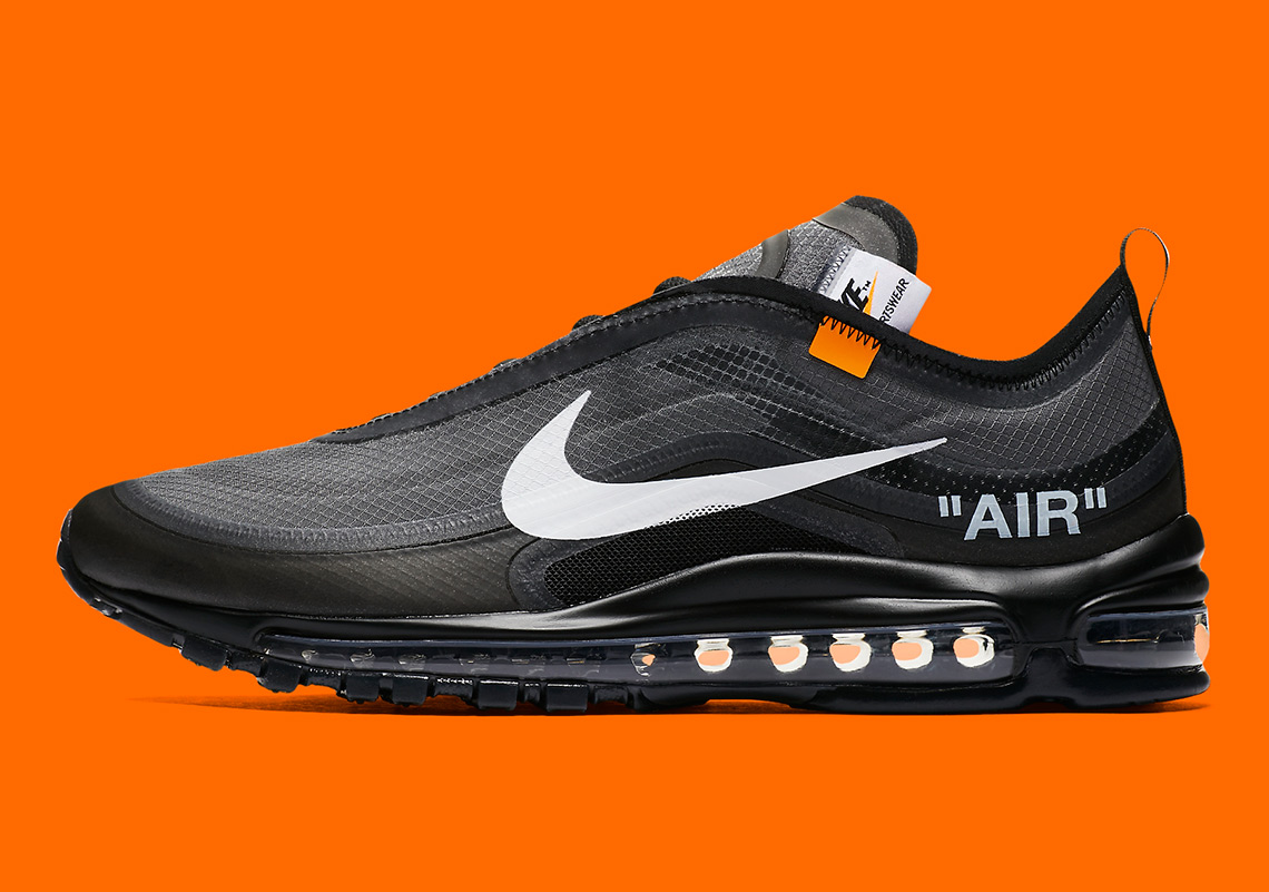 off white nike black air max