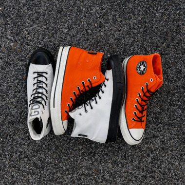 converse orange fluo