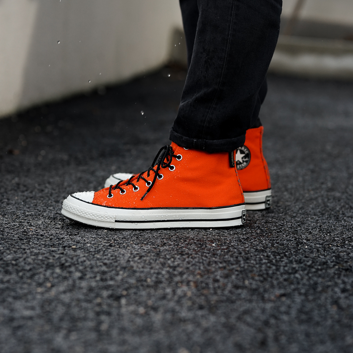 orange gore tex converse