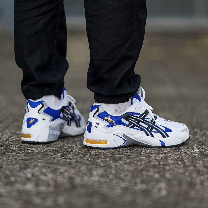 asics gel kayano 5 og blue yellow