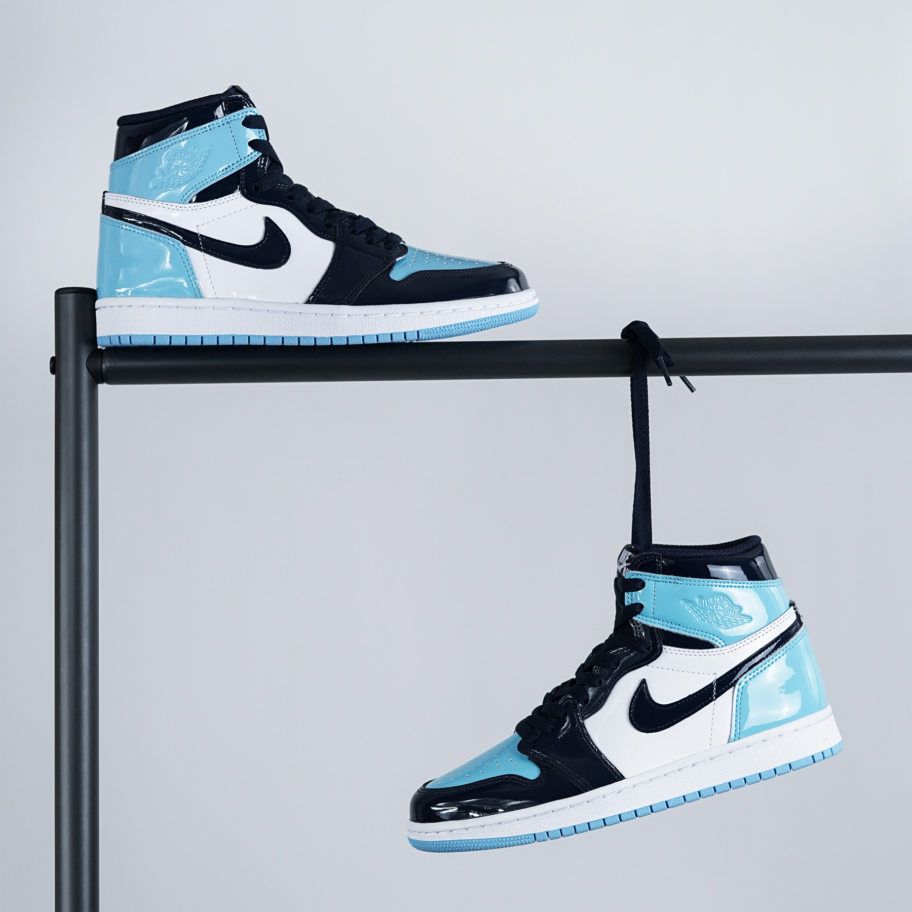 jordan 1 unc patent leather