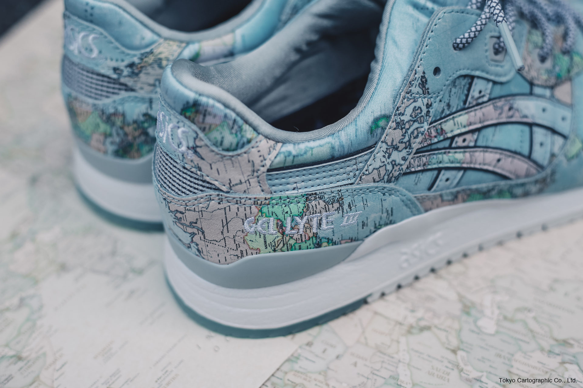 asics tiger world map