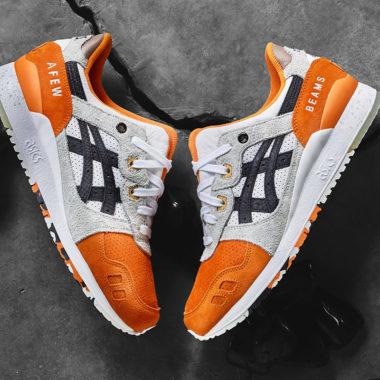 Afew x Beams x Asics Gel Lyte 3 Orange Koi