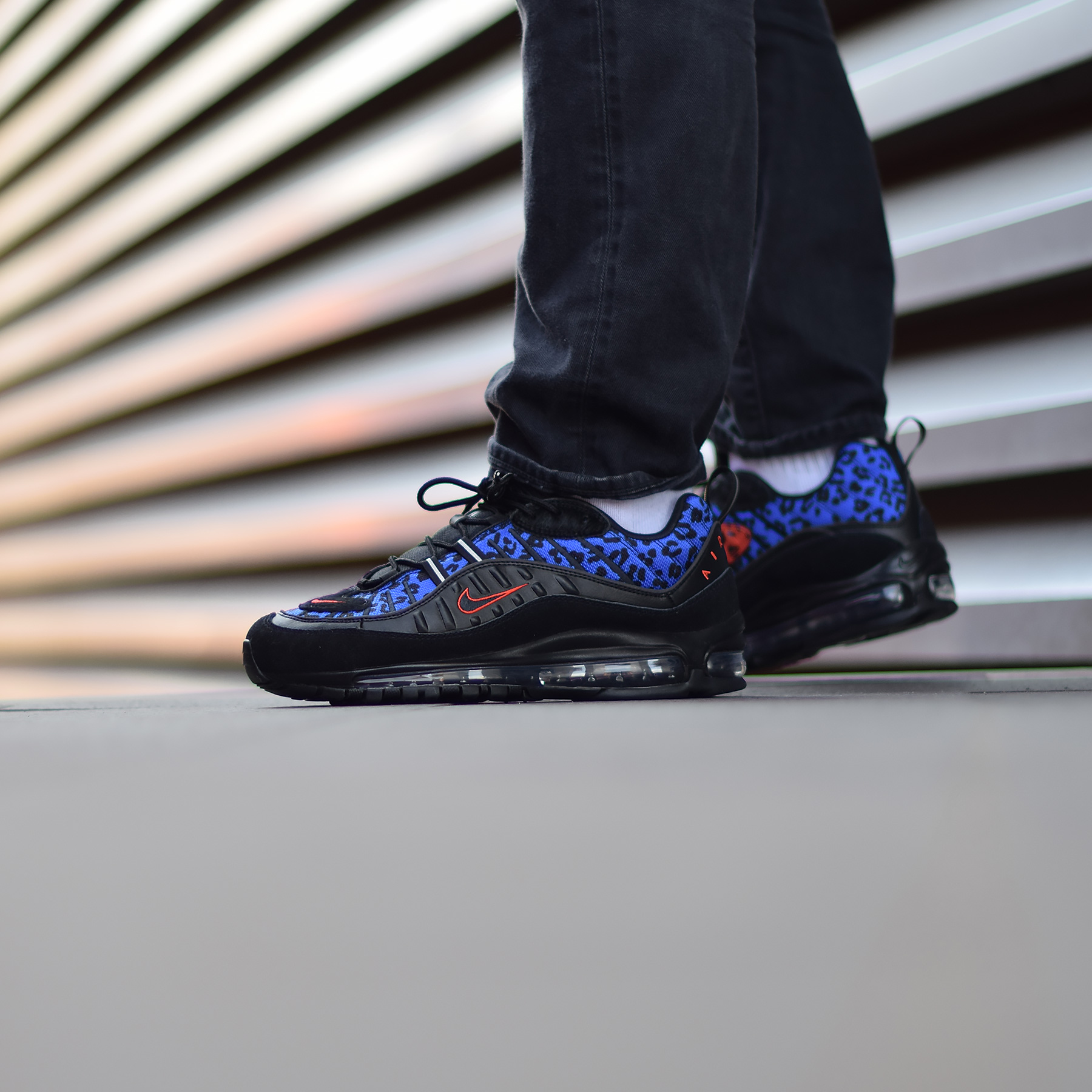 black leopard air max 98