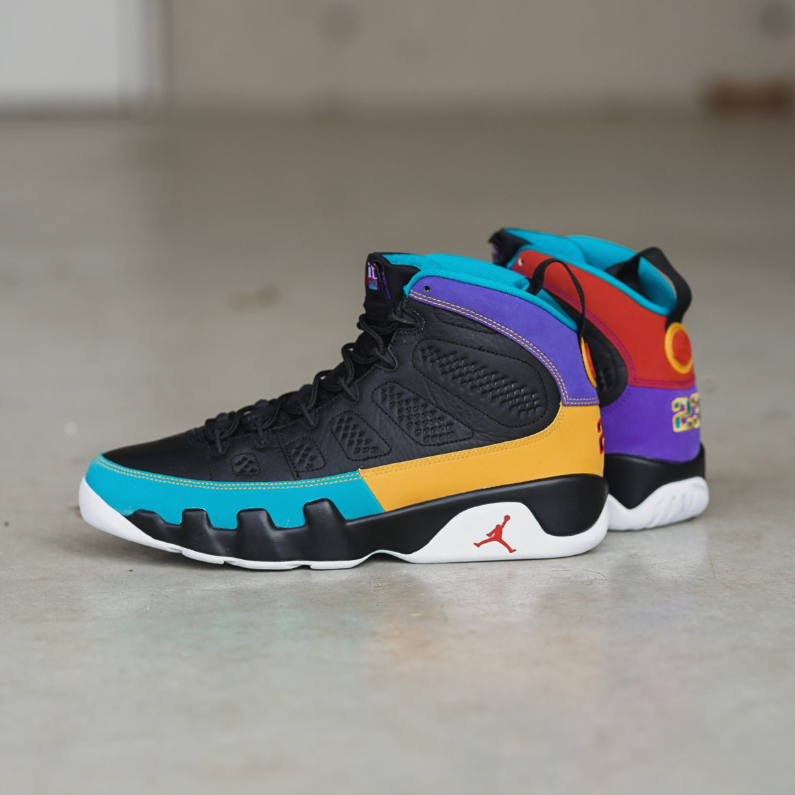 jordan 9 dream it do it on feet