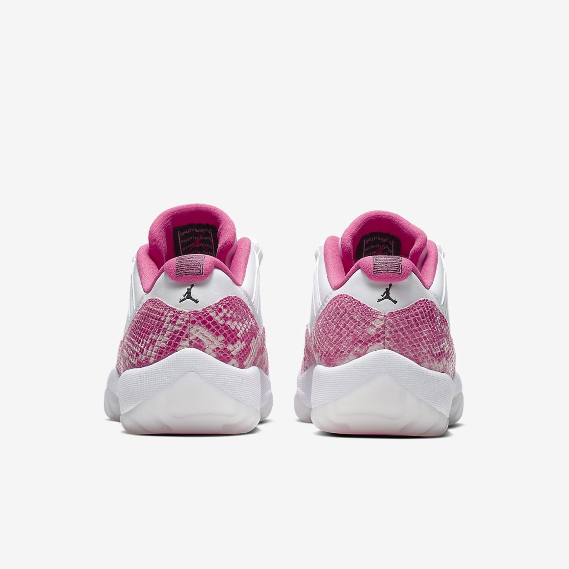 low 11 pink snakeskin