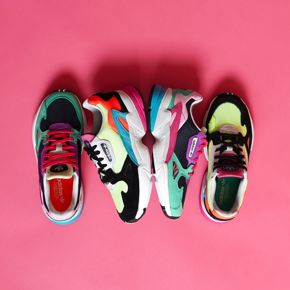 adidas falcon coloré