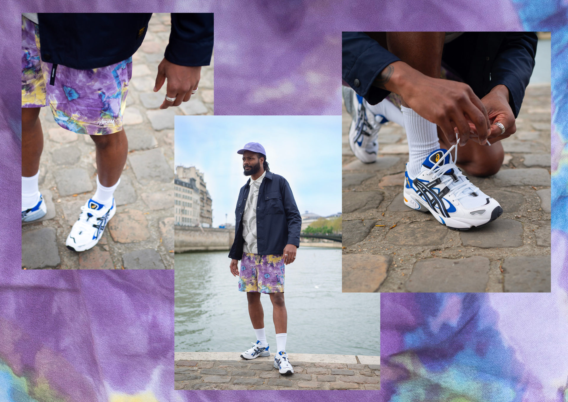 Lookbook tenue Asics Stussy