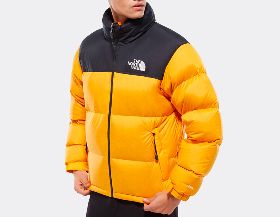 The North Face Nuptse Orange