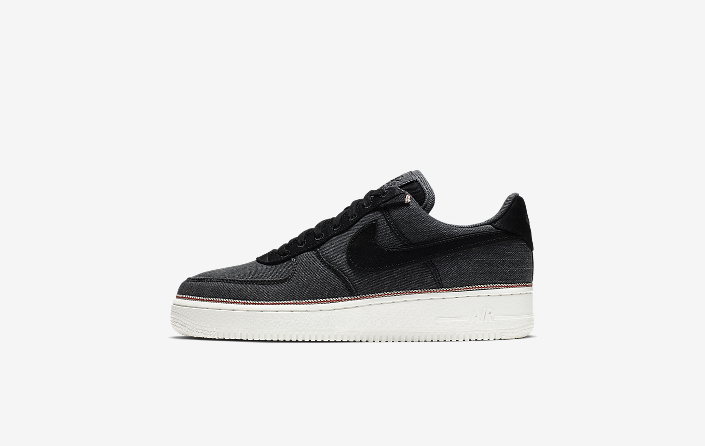nike air force 1 low 3x1 denim black
