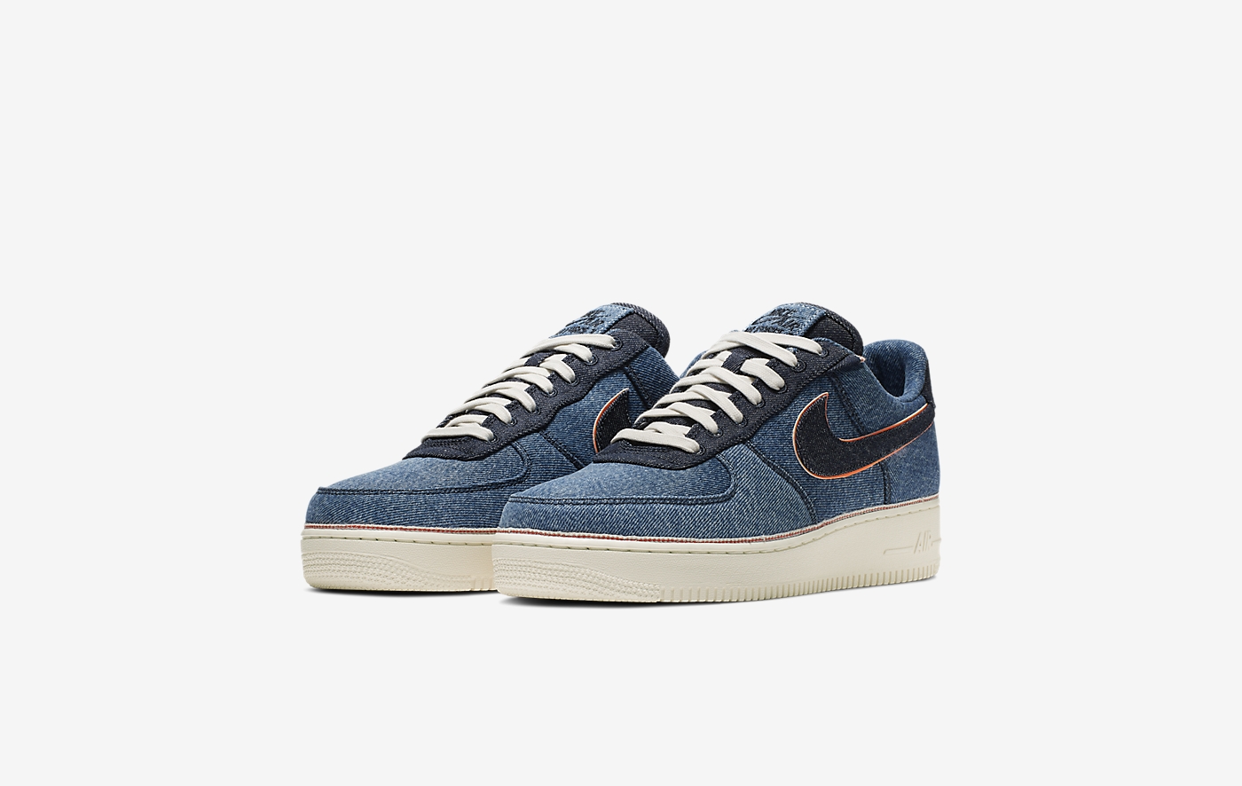 nike air force 1 low 3x1 denim black