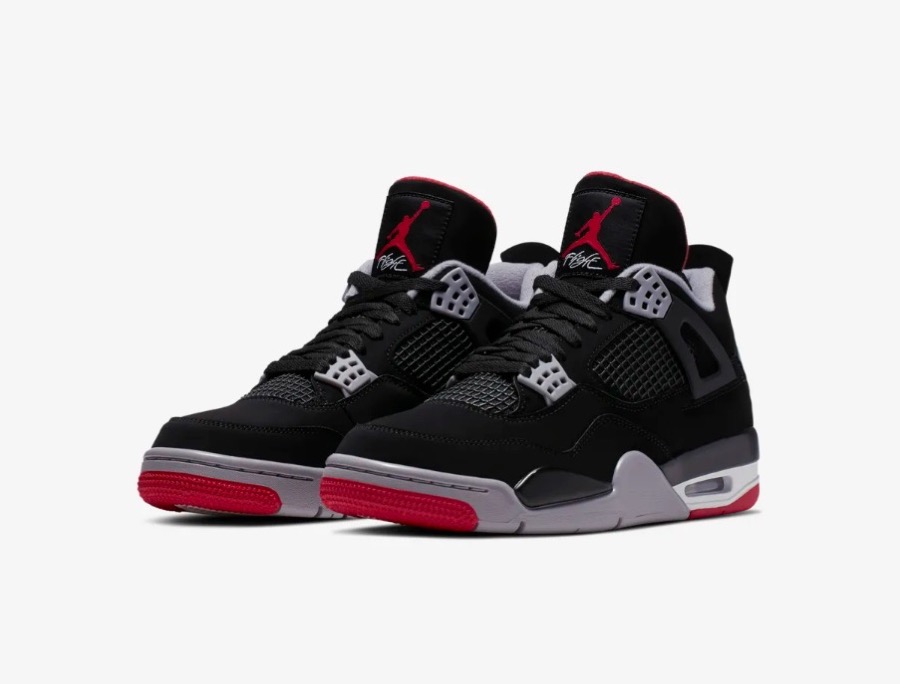 jordan 4 bred white