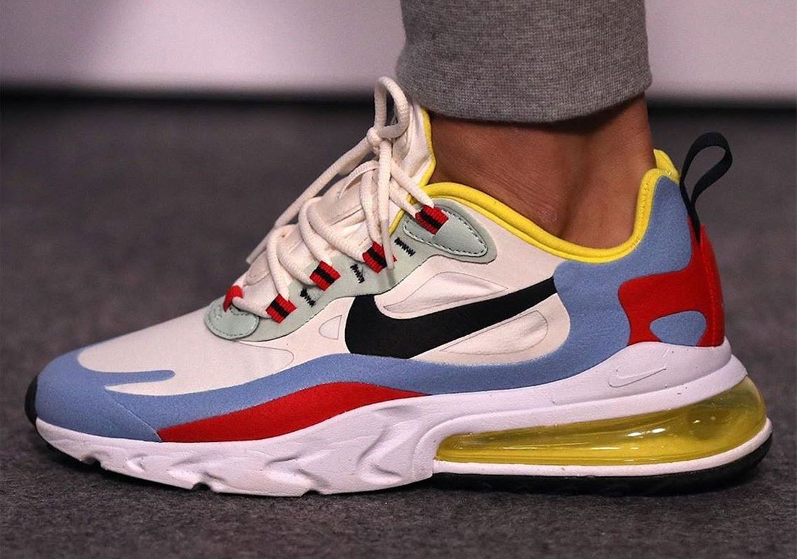 Nike Air Max 270 React Bauhaus Edition Sneakers fr Nike Air Max 270 React Bauhaus Edition Sneakers fr