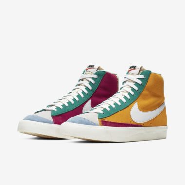 Nike Blazer Mid 77 Vintage Suede Multicolor - Sneakers.fr