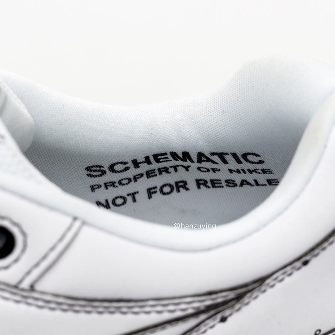 Nike Air Max 1 Schematic CJ4286 100 Sneakers