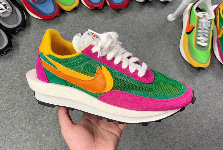 baskets sacai x nike ldv waffle