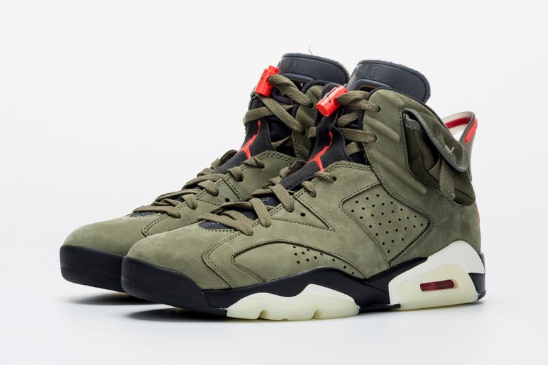 Travis Scott x Air Jordan 6 Olive - Sneakers.fr