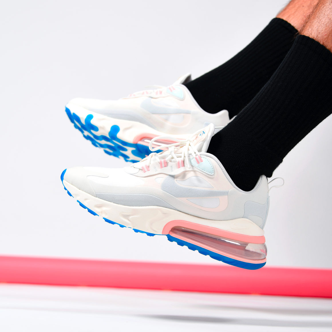 Nike Air Max 270 React Summit White/Ghost Aqua