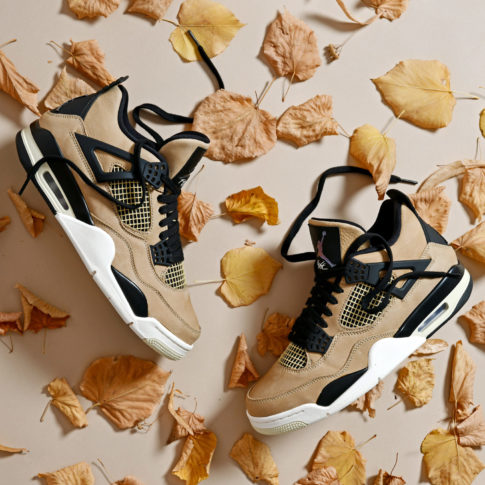 womens air jordan 4 retro mushroom