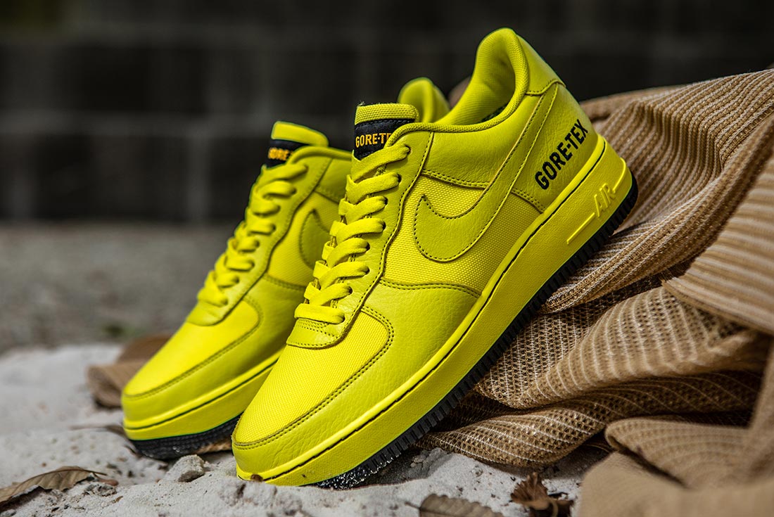 yellow air force 1 gore tex