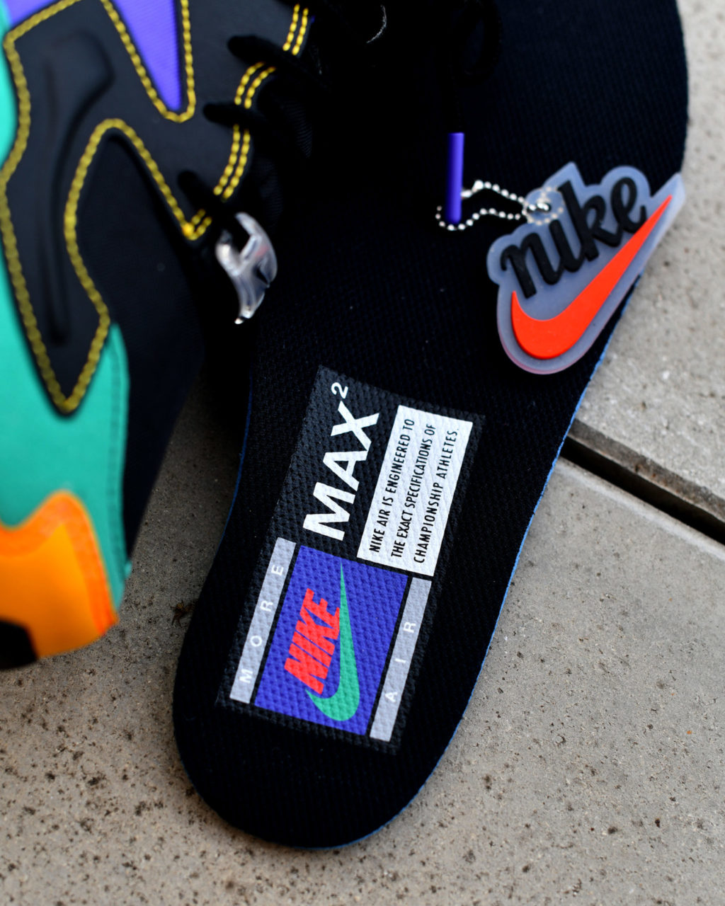Nike Air Max 2 Light PRM Black Flash Crimson Sneakers