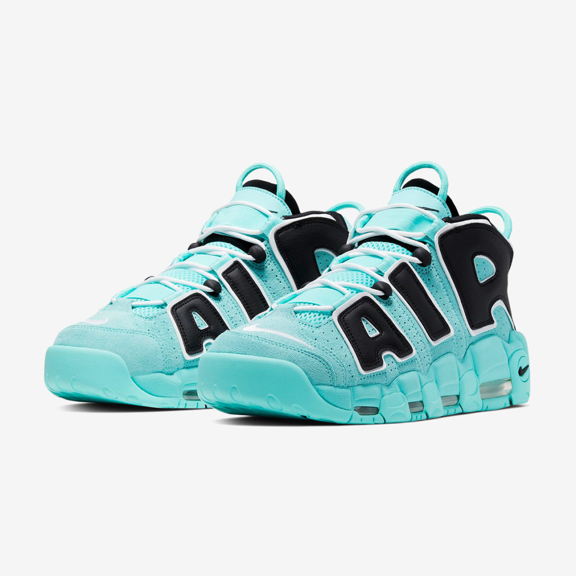 Nike Air More Uptempo 96 QS Light Aqua - Sneakers.fr