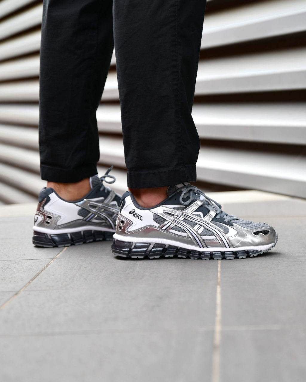 asics silver sneakers