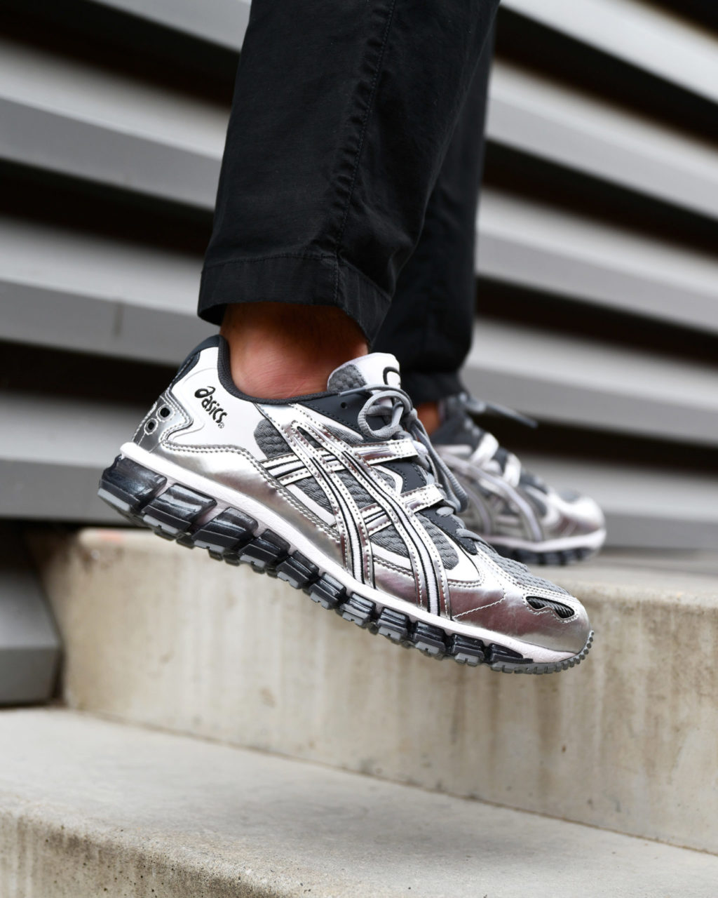 asics silver sneakers