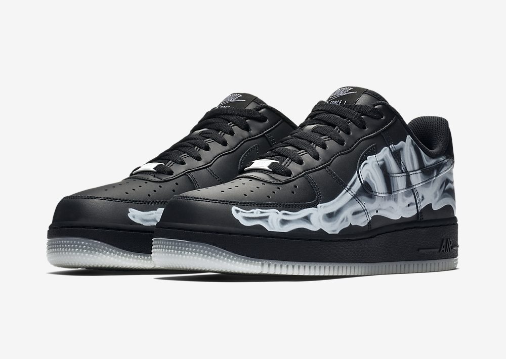 Nike Air Force 1 Skeleton QS Black