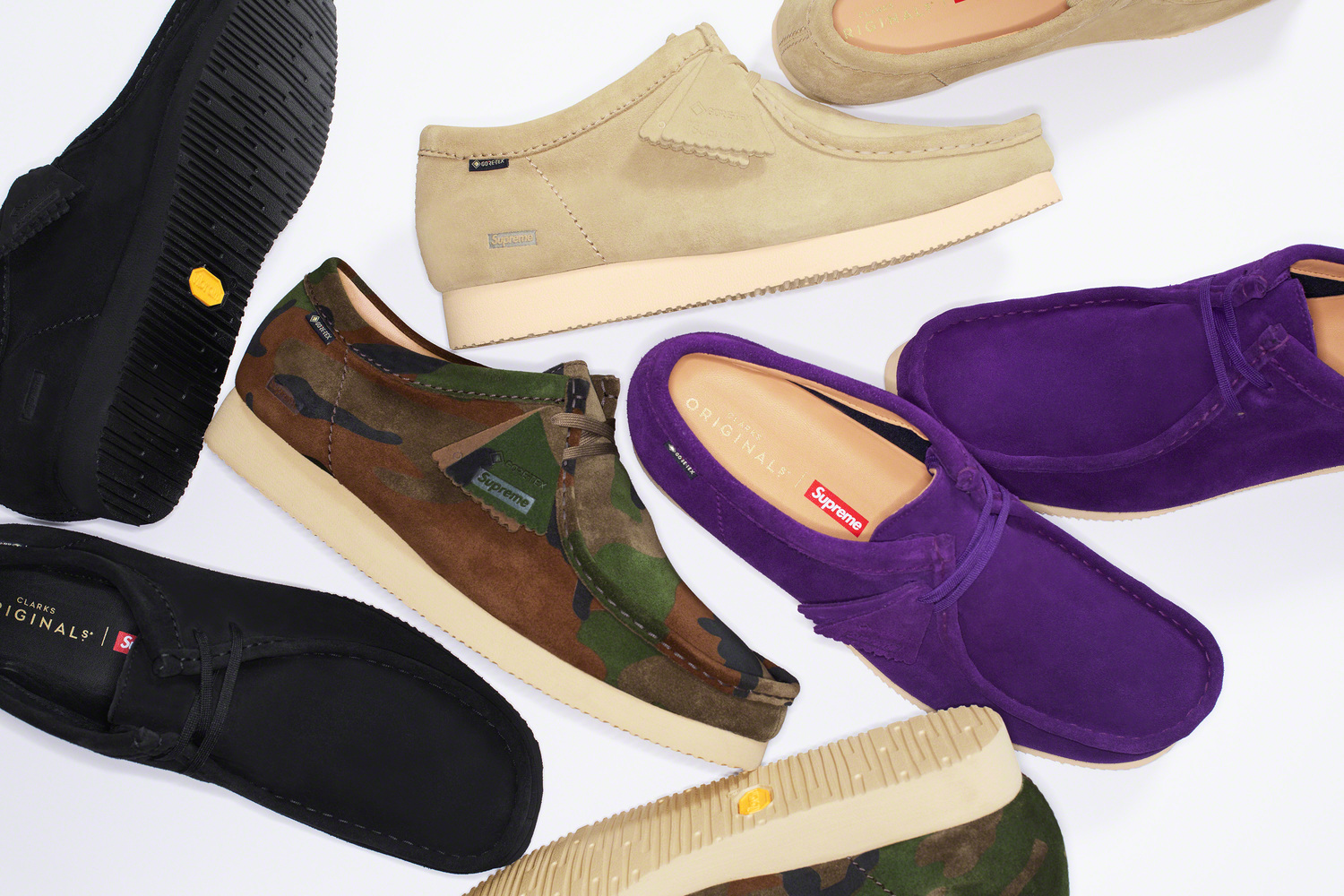 Supreme/Clarks  GORE-TEX Wallabee