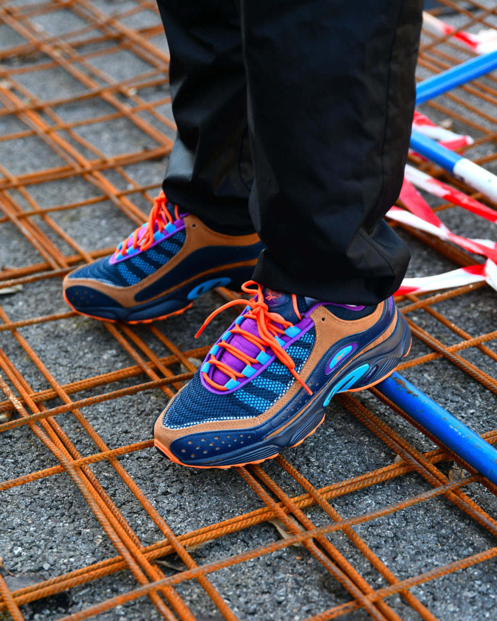 reebok dmx brown